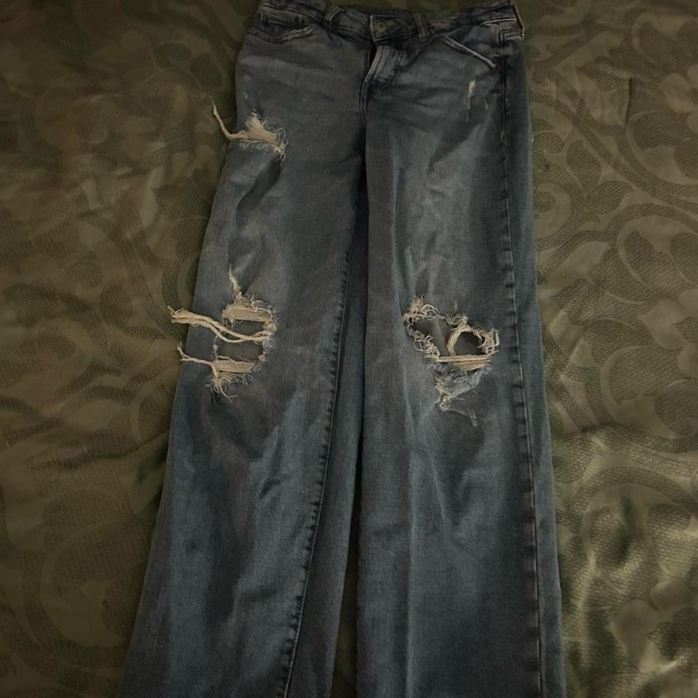 Old Navy Distressed Blue Women Jeans